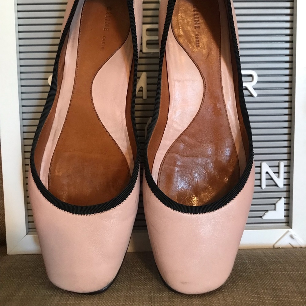 Celine Paris Leather Flat